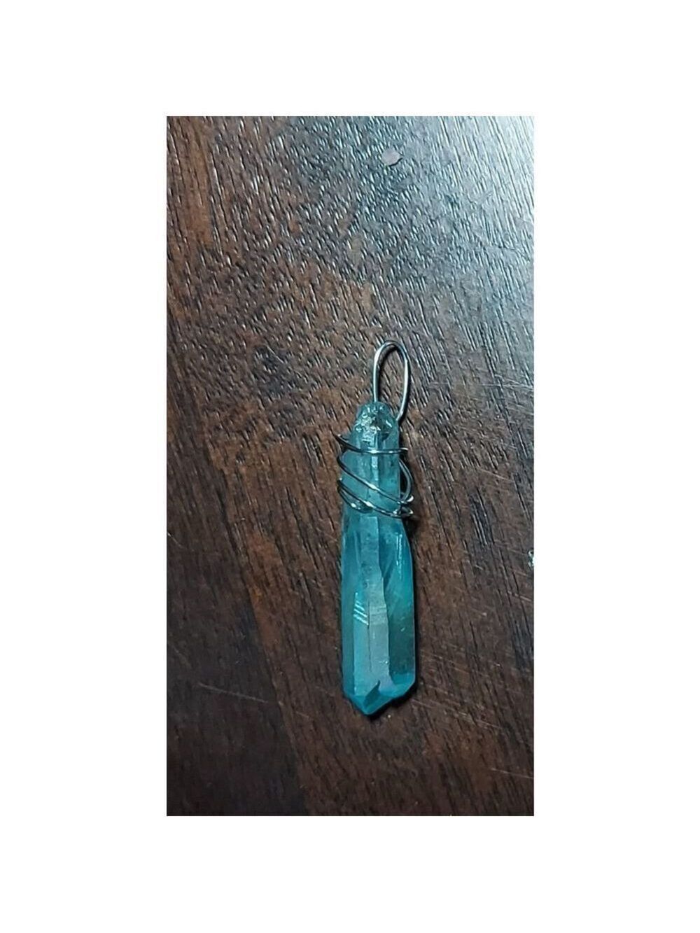 Angel Aura Aqua Quartz Pendant